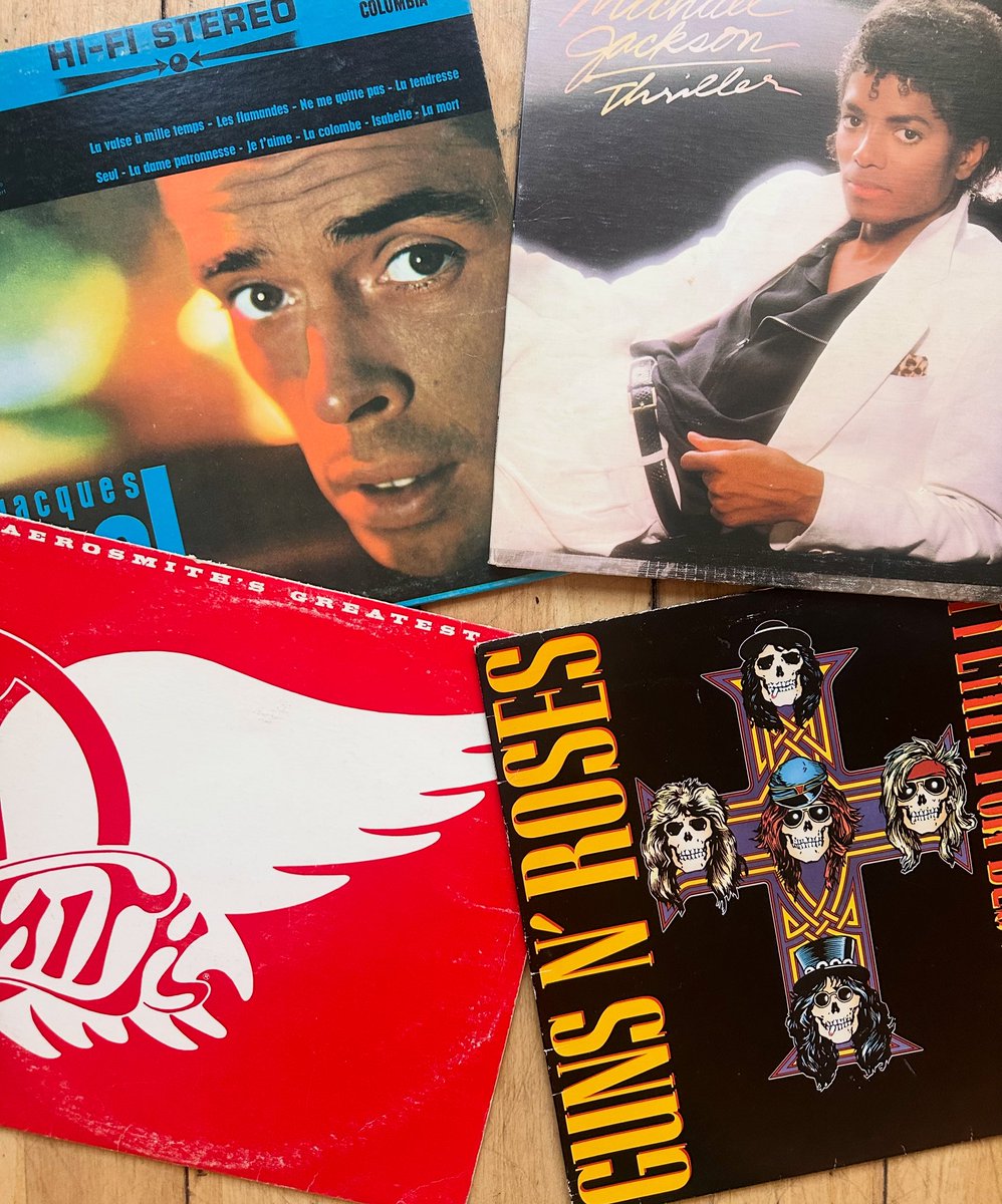 Get ready, your daily dose of Tunes coming up featuring great bands &amp; artists 🎵 #jacquesbrel #michaeljackson #aerosmith #gunsnroses #nostalgia