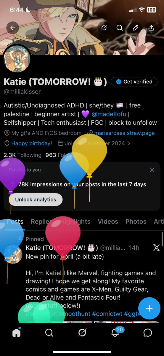 Katie/Syn - THE millia lover tweet media