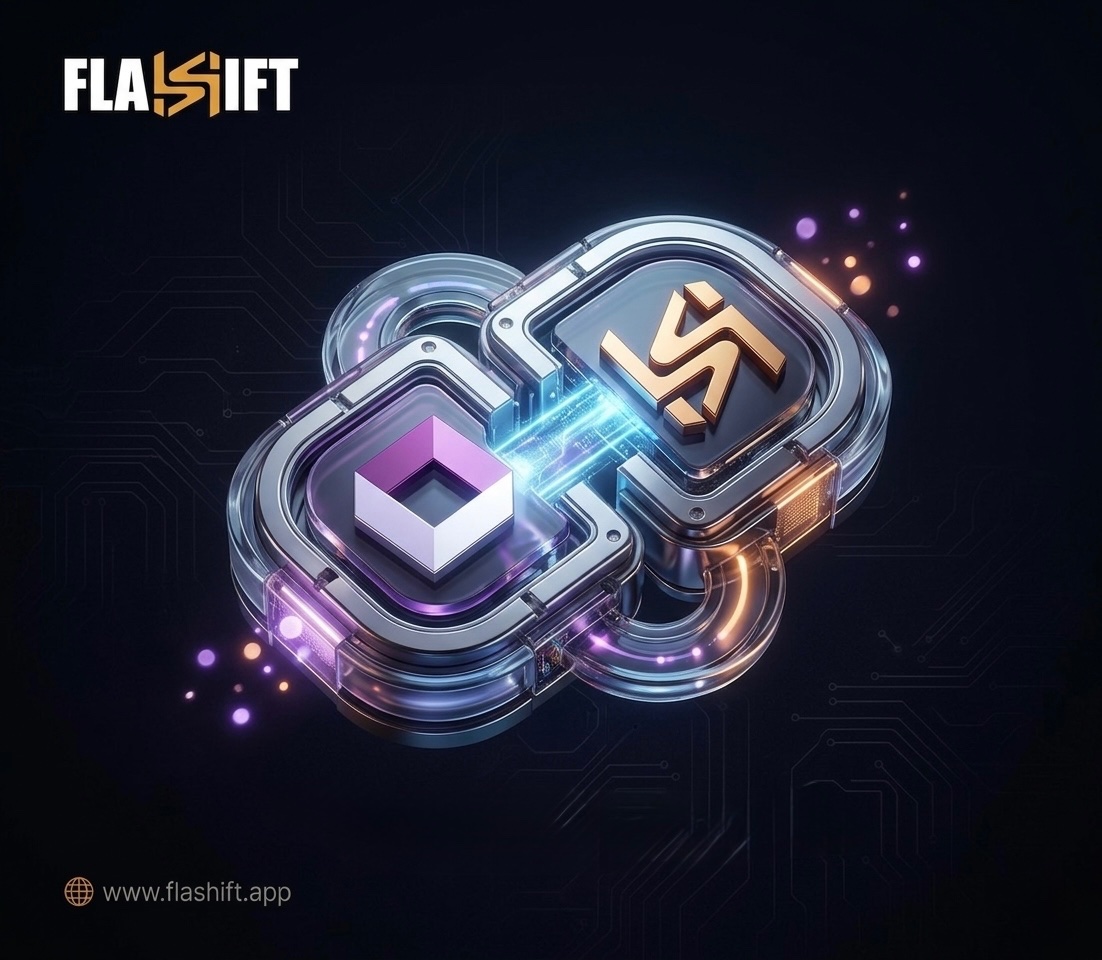 The ultimate AI swap aggregator just got stronger. ⚡️
We're thrilled to announce our official integration with <a href="/QuickEx_Tweets/">QuickEx</a>   
You can now enjoy even faster, privacy-focused, and low-fee swaps, perfectly routed through Flashift.
More liquidity. Better rates. Zero hassle.
Swap