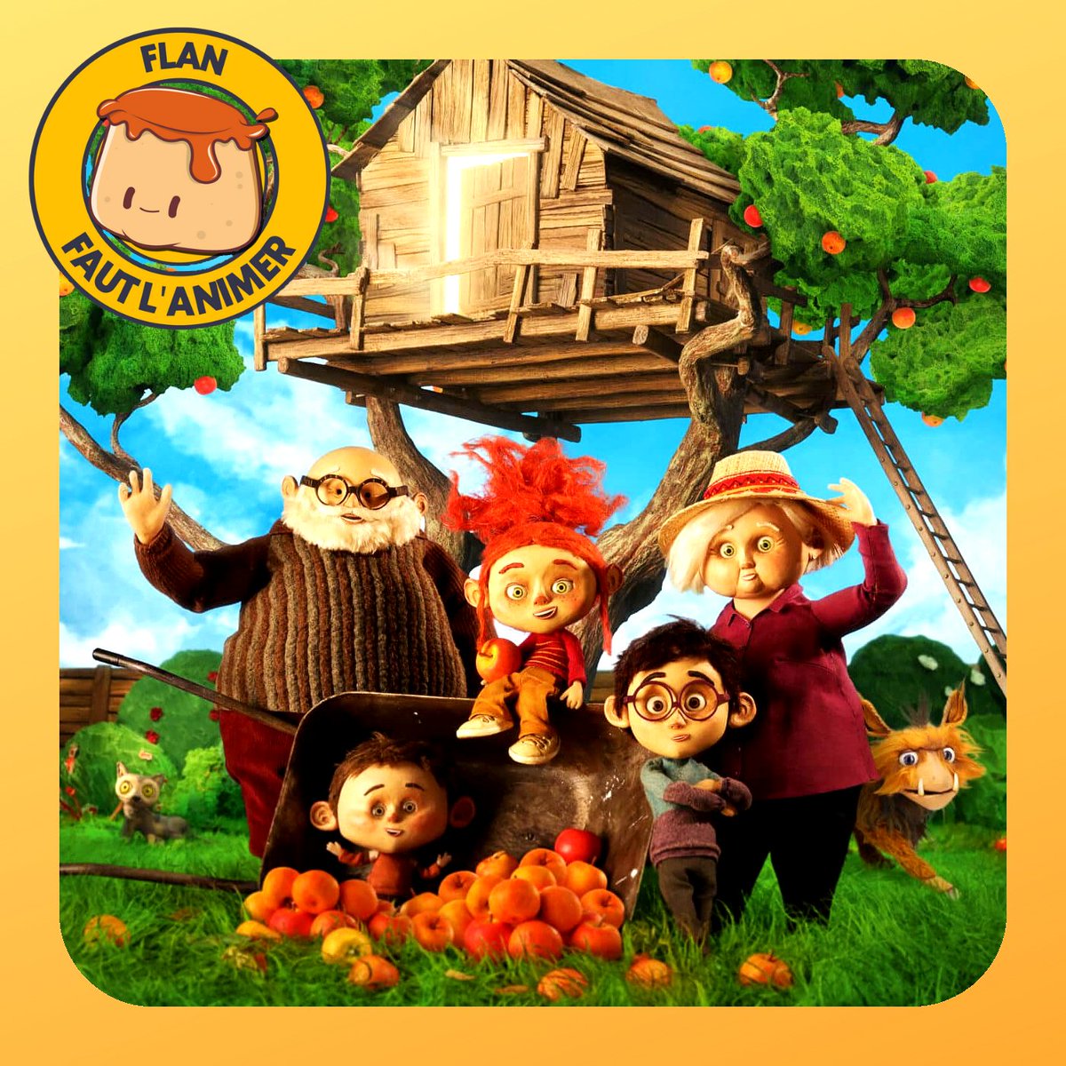 Le FLAN sur Mario c'est demain ! D'abord l'histoire d'enfant qui se racontent des histoires autour d'un pommier. Le film sort aujourd'hui au ciné, je vous le recommande sans spoiler
👇👇👇