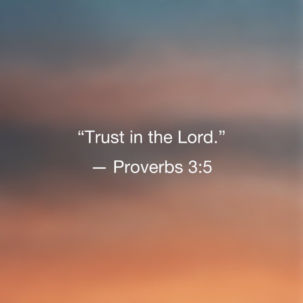 FuelTheSoul_'s tweet photo. Proverbs 3:5 https://t.co/B0PAor8kh8