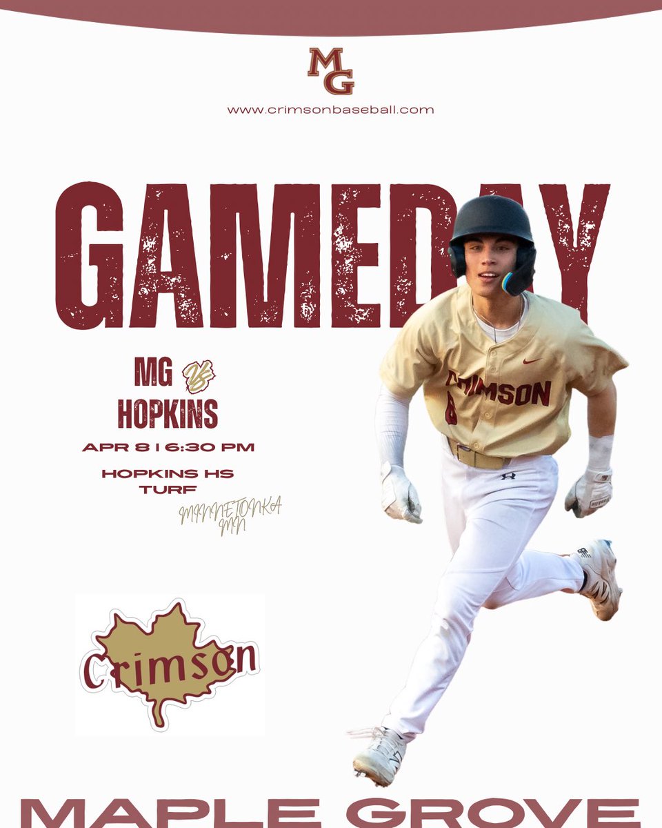 CS_2dash4's tweet photo. Gameday: @BaseballCrimson travels to @HopkinsBaseball to open the 2026 season. #CrimsonProud https://t.co/ypUIw9Geyk