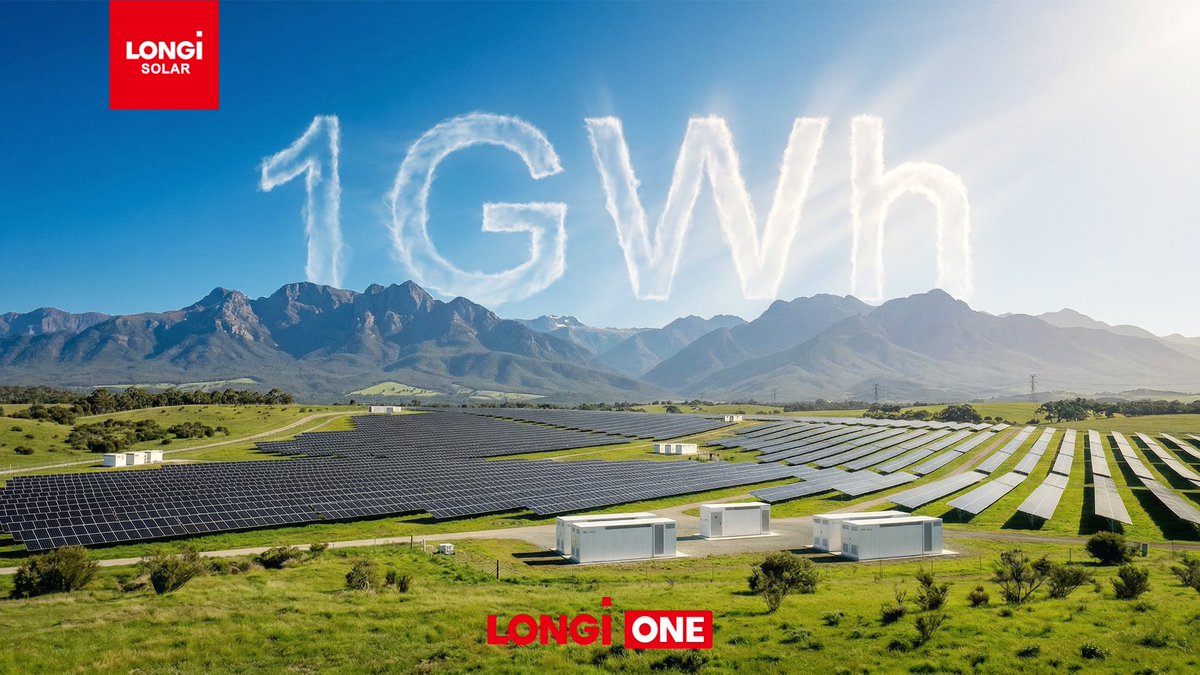 longi_solar's tweet image. 🚀 LONGi signs 1GWh storage deal with Zhongtian!

This milestone for LONGi ONE reflects how integrating BC PV + 5S storage into one system is powering the future of energy forward. 

#LONGi #EnergyStorage #CleanEnergy