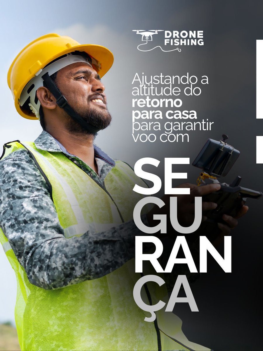 BrasilFishing's tweet photo. O retorno automático é uma das funções mais importantes de segurança no voo. Configurar corretamente a altitude do “Return to Home” evita colisões com árvores, prédios e obstáculos no caminho. https://t.co/ifZk1Qr8mK