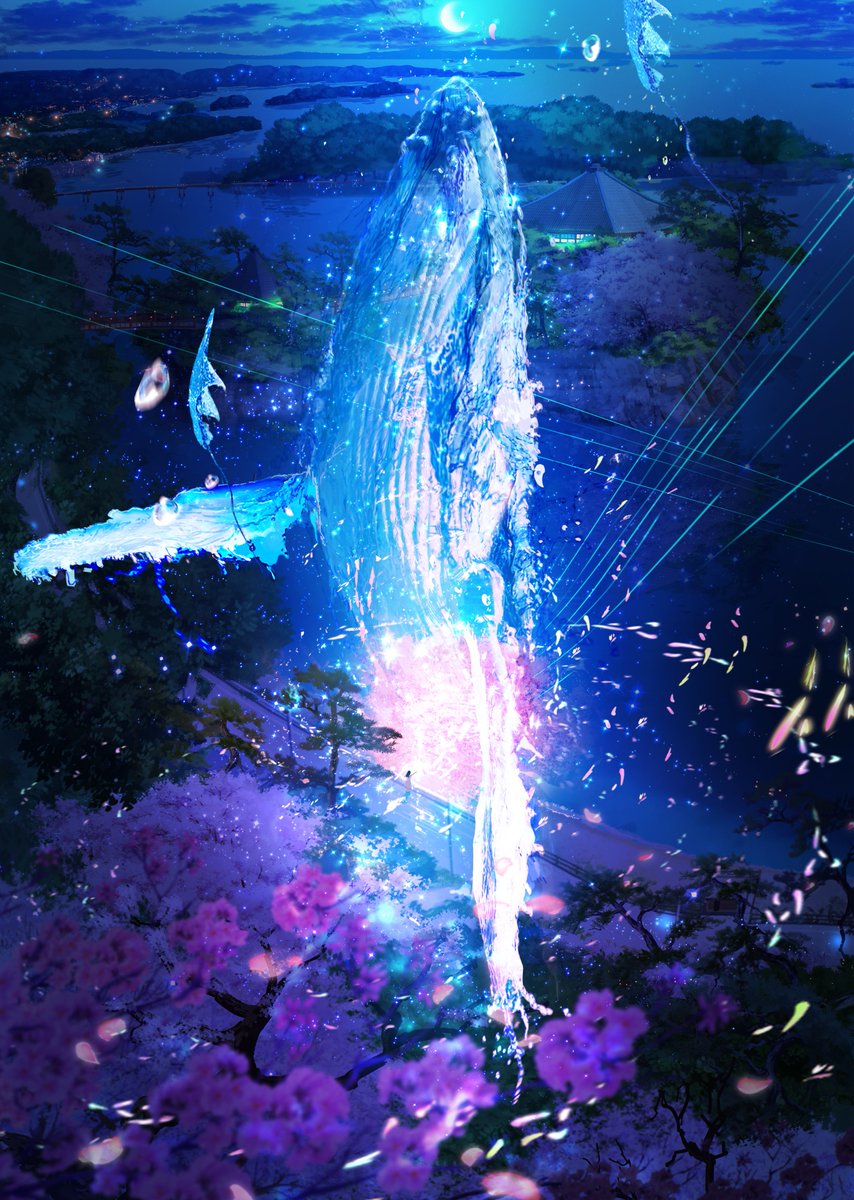 makoron117117's tweet photo. 桜舞上がる夜　　　　　　　　桜舞い降りる昼 https://t.co/srae7FKzVm