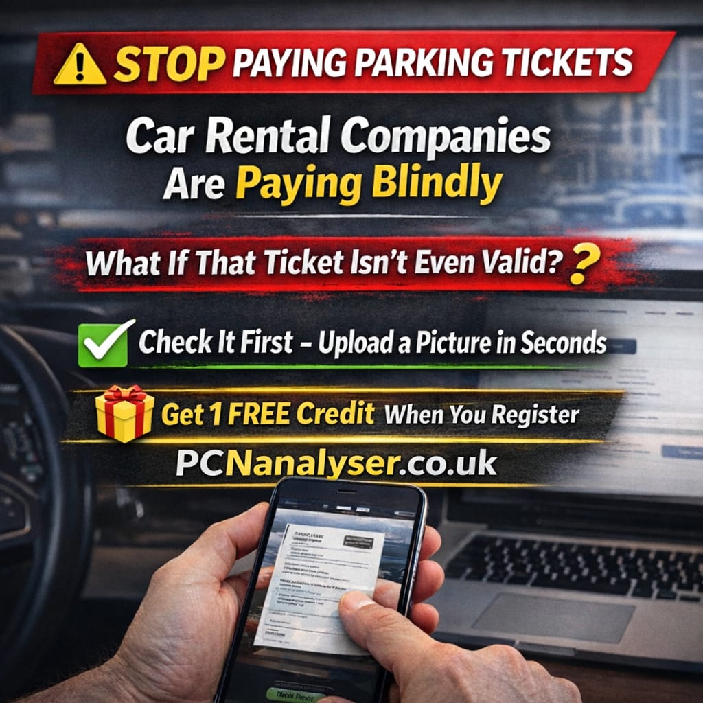 PCNAnalyser's tweet image. #PCN #ParkingFine #MoneySaver #ParkingTips #PCNAnalyser #PCNHelp #SaveMoney #DontRush #PCNanalyser #UKDriver #LondonDrivers #TaxiDrivers #UK #PrivateHireUK #DrivingUK #PenaltyChargeNotice #DriverTips #MoneyMistakes #UKRoads #AppealYourPCN
