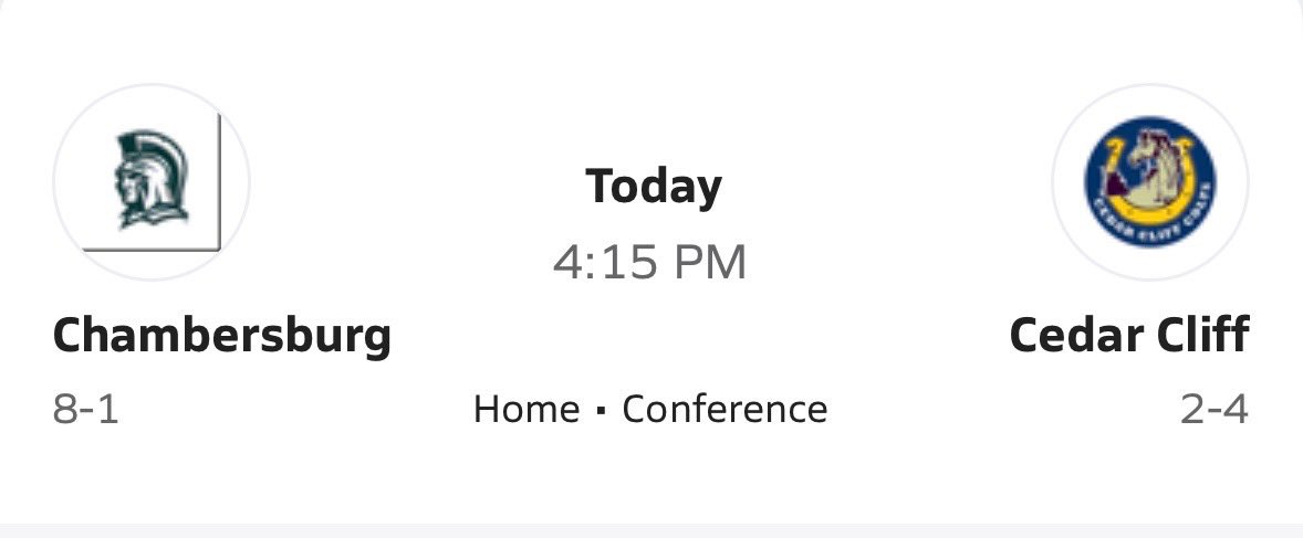 Coach_Secrest7's tweet image. Game Day! Conference game vs Chambersburg! Varsity Home and JV Away. Go Colts! #DefyTheOdds