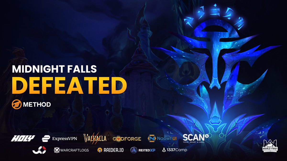 Method's tweet image. Midnight has fallen and we claim World 3rd 🌙 

Thank you for all your support, we'll keep pushing 🧡