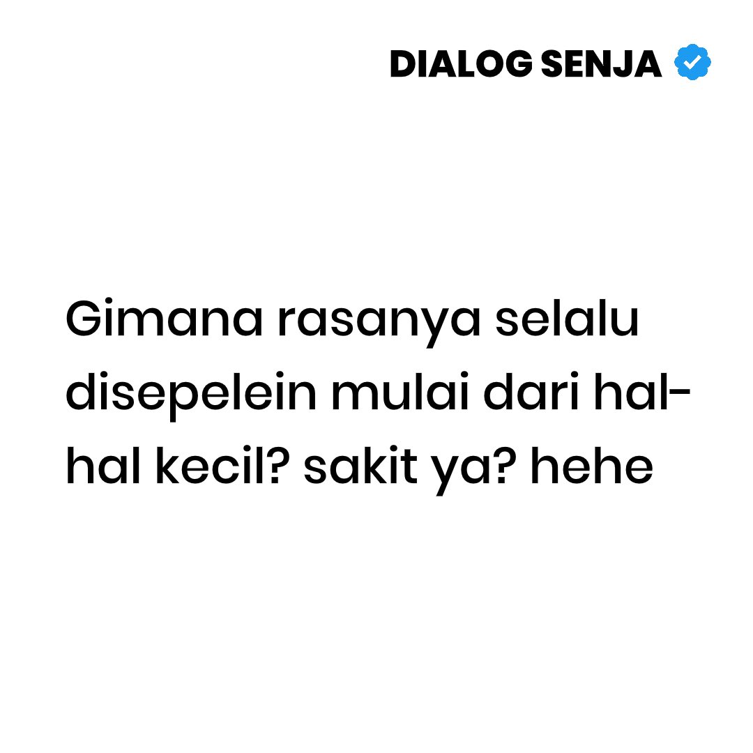 Dialog Senja tweet media