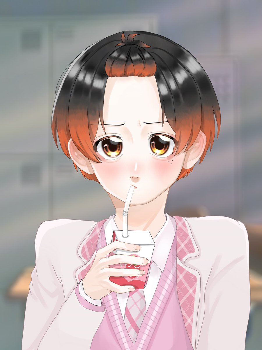 mana0_822's tweet photo. 🍀🧡「僕の彼女なのに...」

教室で彼女観察してたらつい嫉妬して顔に出ちゃうすいくんが見たい🤩🤩
#すいとぴあーと #さくらとぴ爆誕 https://t.co/x7h6LRJJ59