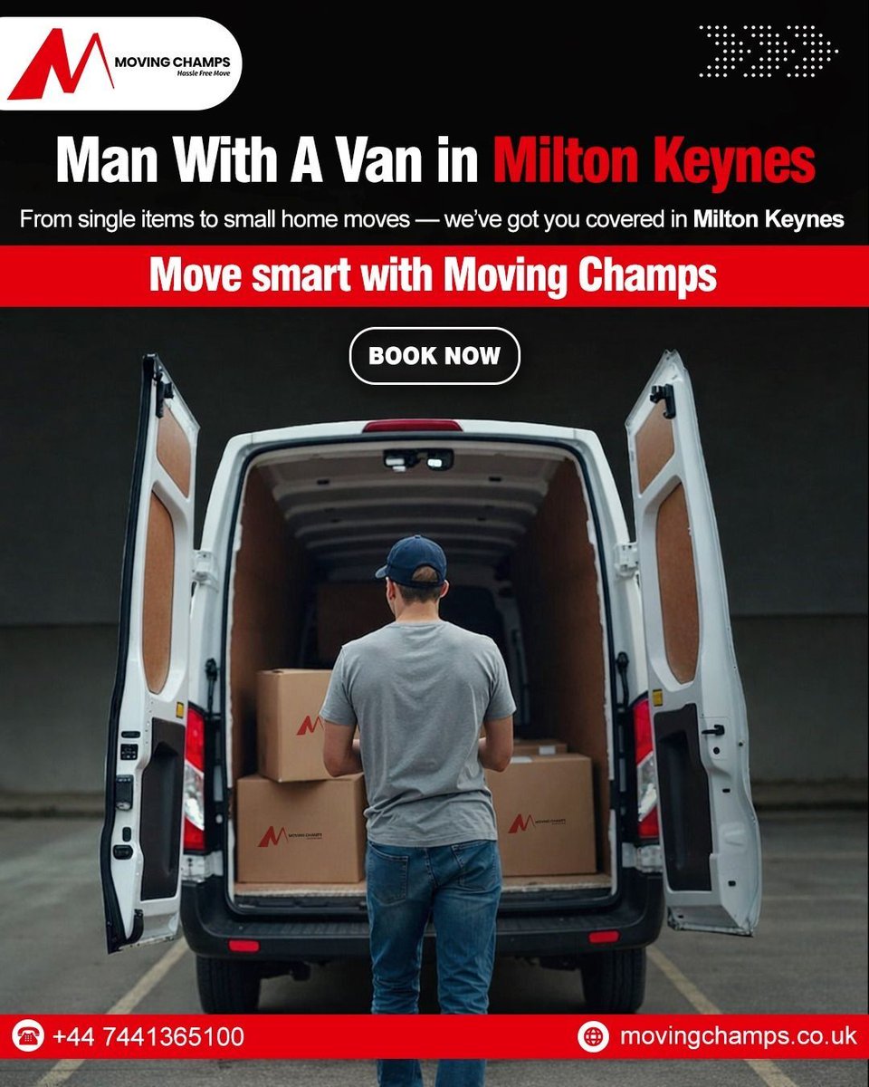 movingchampsuk's tweet image. Need a stress-free move in Milton Keynes? 🚛 Our Man with Van makes it quick, safe &amp;amp; affordable! 

#ManWithVan #MiltonKeynes #MovingExperts #UKMovers #EasyMove #HomeRelocation #LocalMovers #MovingChamps #england

Call :- +44 7441358550
Website : movingchamps.co.uk