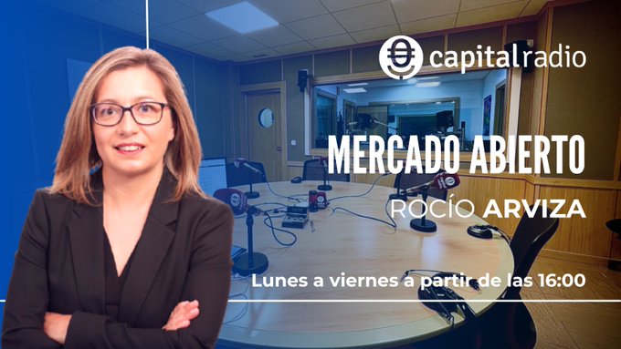 capitalradiob's tweet photo. 🔴¡Buenas tardes! Comienza Mercado Abierto, tres horas de radio y bolsa, dirigido por @RocioArviza

🎙️Hoy con Javier Aledo, @ACasteloL, @_Alberto_Roldan, Joaquín Robles, Javier Domínguez y Carlos Ladero.

En directo en:
📻https://t.co/OjWvBUGqZF
📺https://t.co/i4hemdUlhg https://t.co/uBstuSsT0M