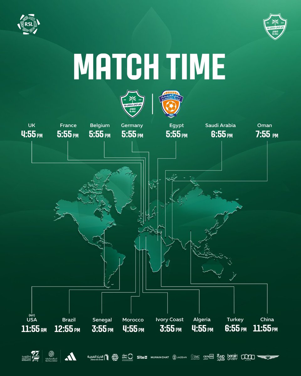 ALAHLI_FCEN's tweet image. Find your local kick-off time 🕖🌏

#AlAhli | #RoshnSaudiLeague