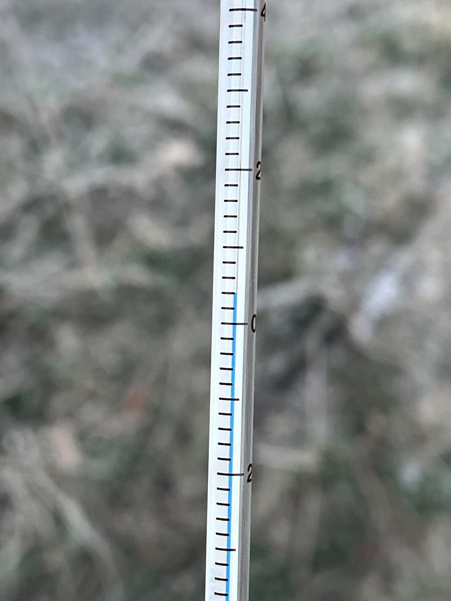 WellsWarning's tweet photo. @NWSStateCollege 4°F in the Scotia Barrens this morning right before sunrise https://t.co/osWAmYMmld