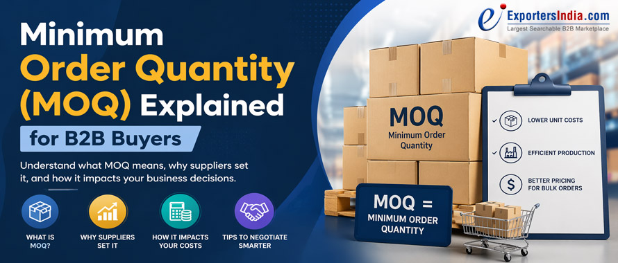 ExportersIndia's tweet image. Minimum Order Quantity (MOQ) Explained for B2B Buyers 📦
🔗 Read full blog:
exportersindia.com/blog/minimum-o…

#B2B #MOQ #BusinessTips #ExportersIndia #WholesaleBusiness #SupplyChain #BusinessGrowth #Entrepreneurship #ImportExport #StartupTips #InventoryManagement #ProfitMargin
