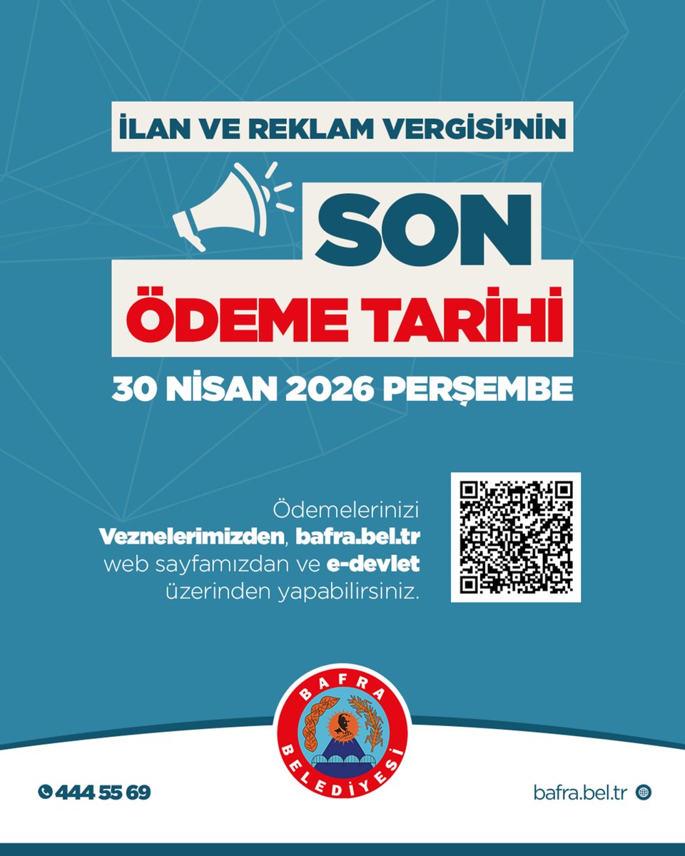 Bafra Belediyesi tweet media