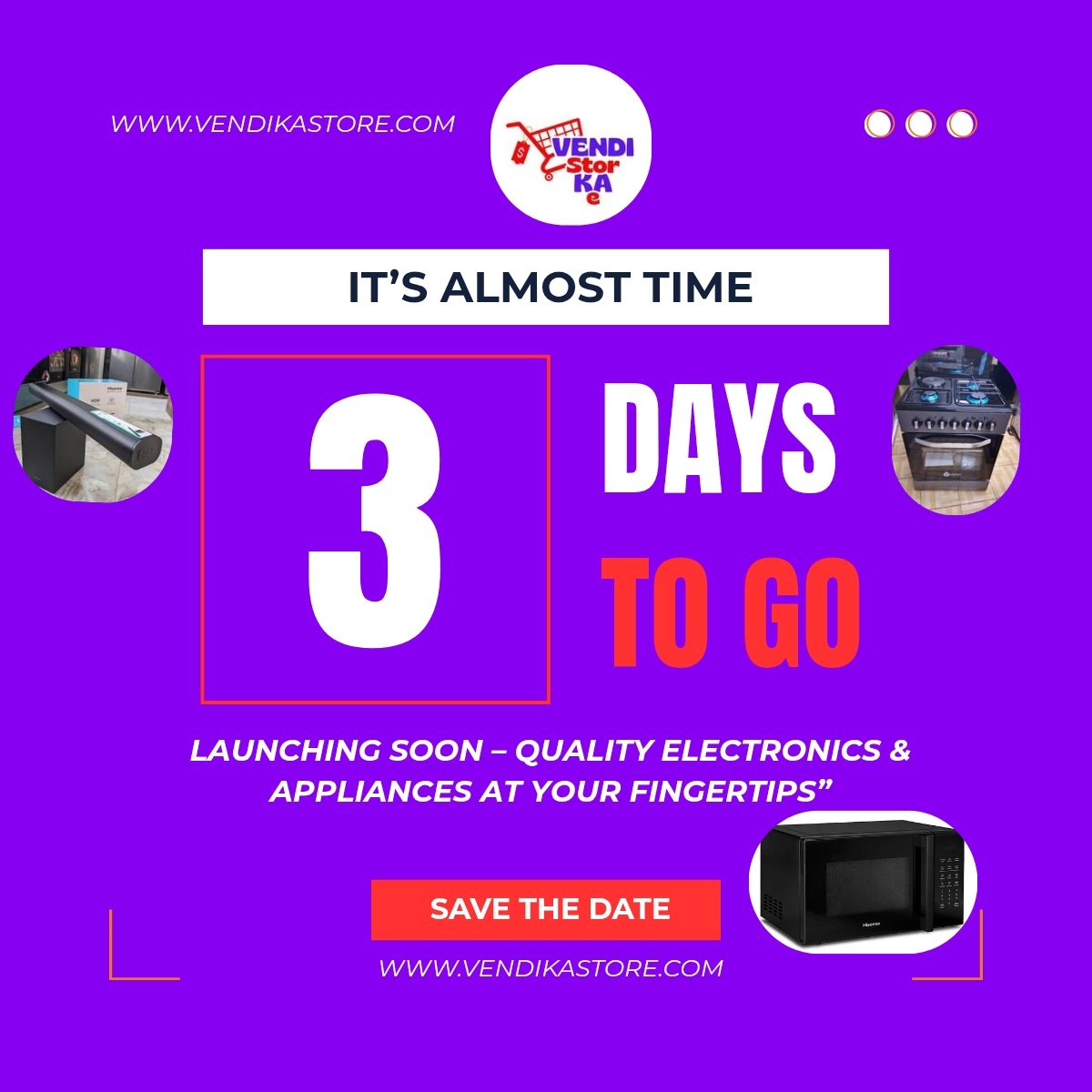It's happening very soon dont  forget to check it out 
It's more thank what you expect 
vendikastore.com
Just 3 days to go