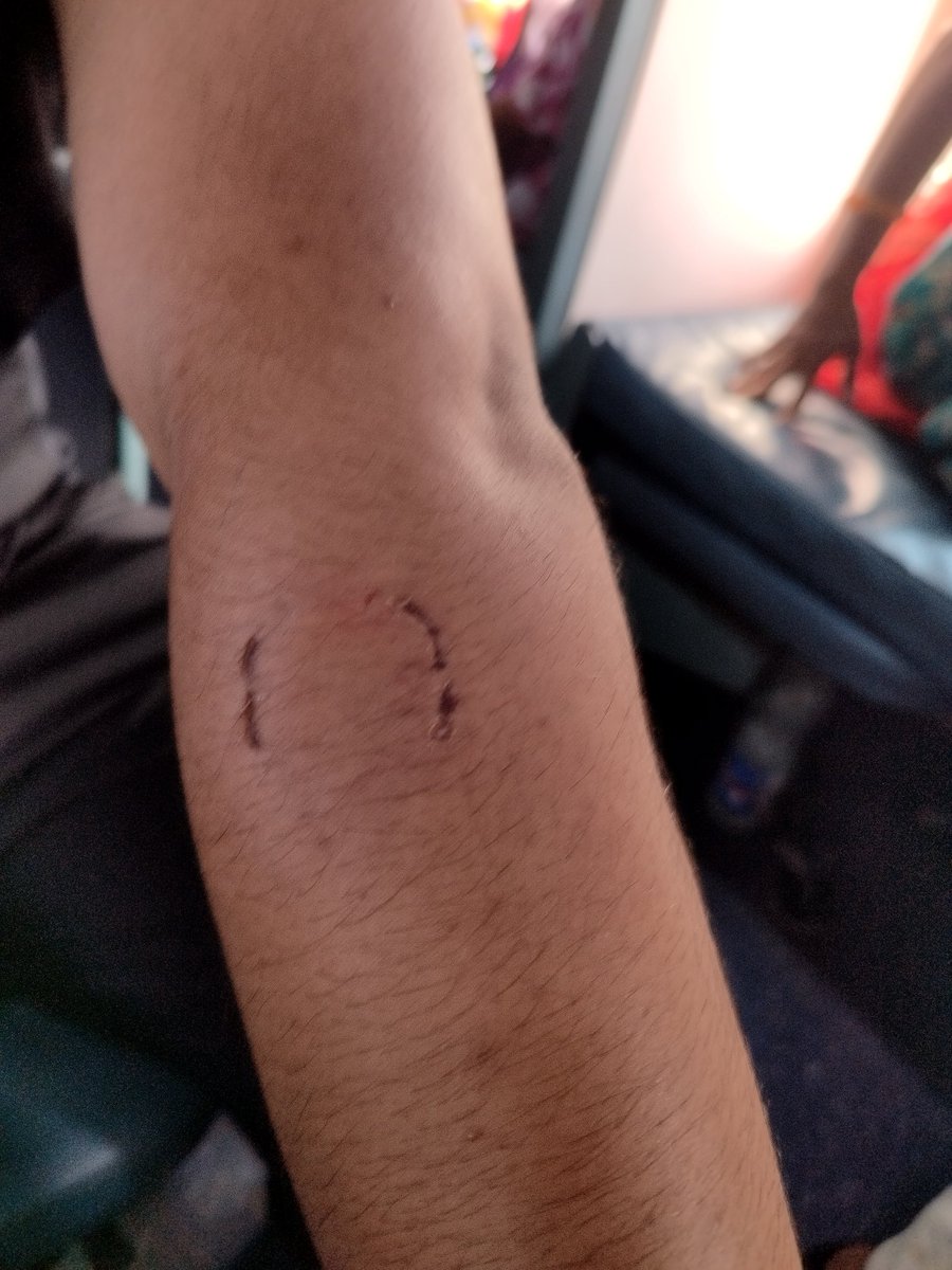 @indianrailway, <a href="/MinisterRailway/">Railway Minister</a>, <a href="/AshwiniVaishnaw/">Ashwini Vaishnaw</a> Assault &amp;Misbehavior in Train No. 16311 ( S4, 33)
 traveling in Train 16311, Coach S4, Seat 33. A passenger sitting next to me refused 2 shift his bags &amp; behaved aggressively.  physically assaulted my children &amp;even bit them.