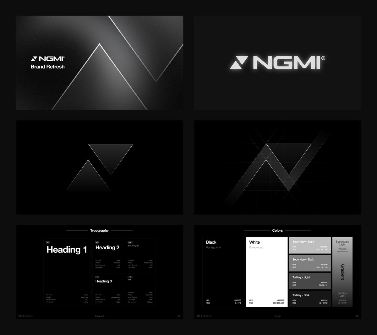 undeniably cool branding for an undeniably cool dude. also peep the N in the negative space 👀