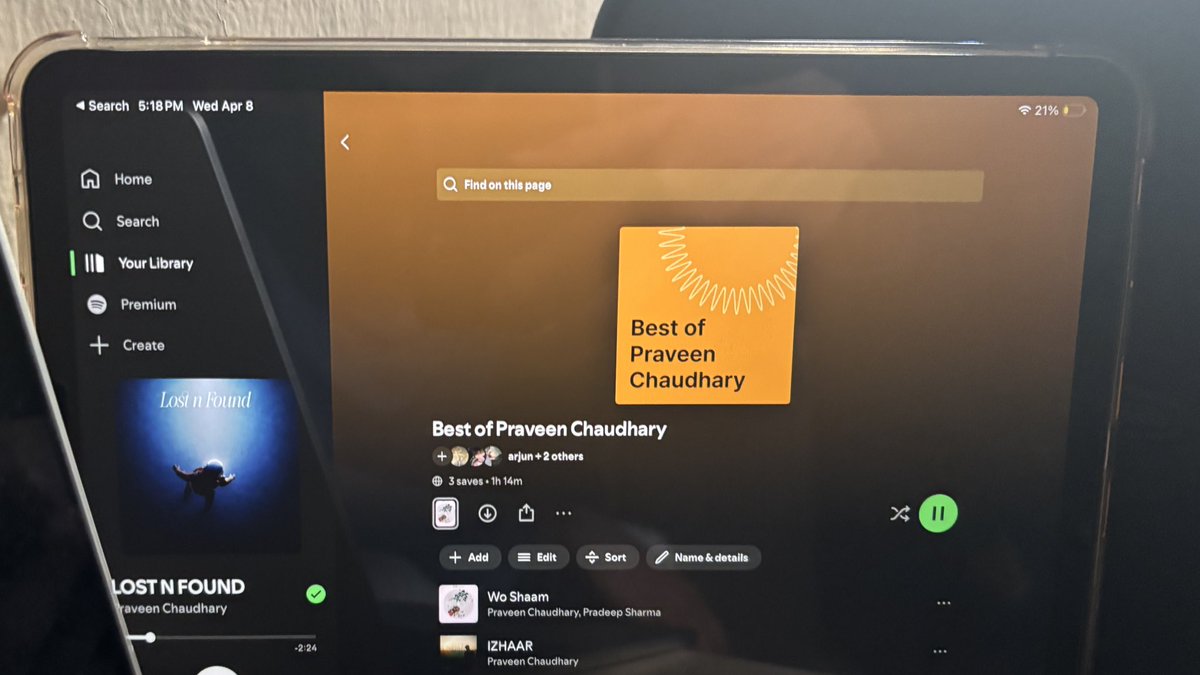 arjunaditya_'s tweet image. Listen to praveen chaudhary, he makes crazy good songs

But he’s stuck at 4k monthly listeners

He may stop making music because his songs are not making him enough money to sustain his life