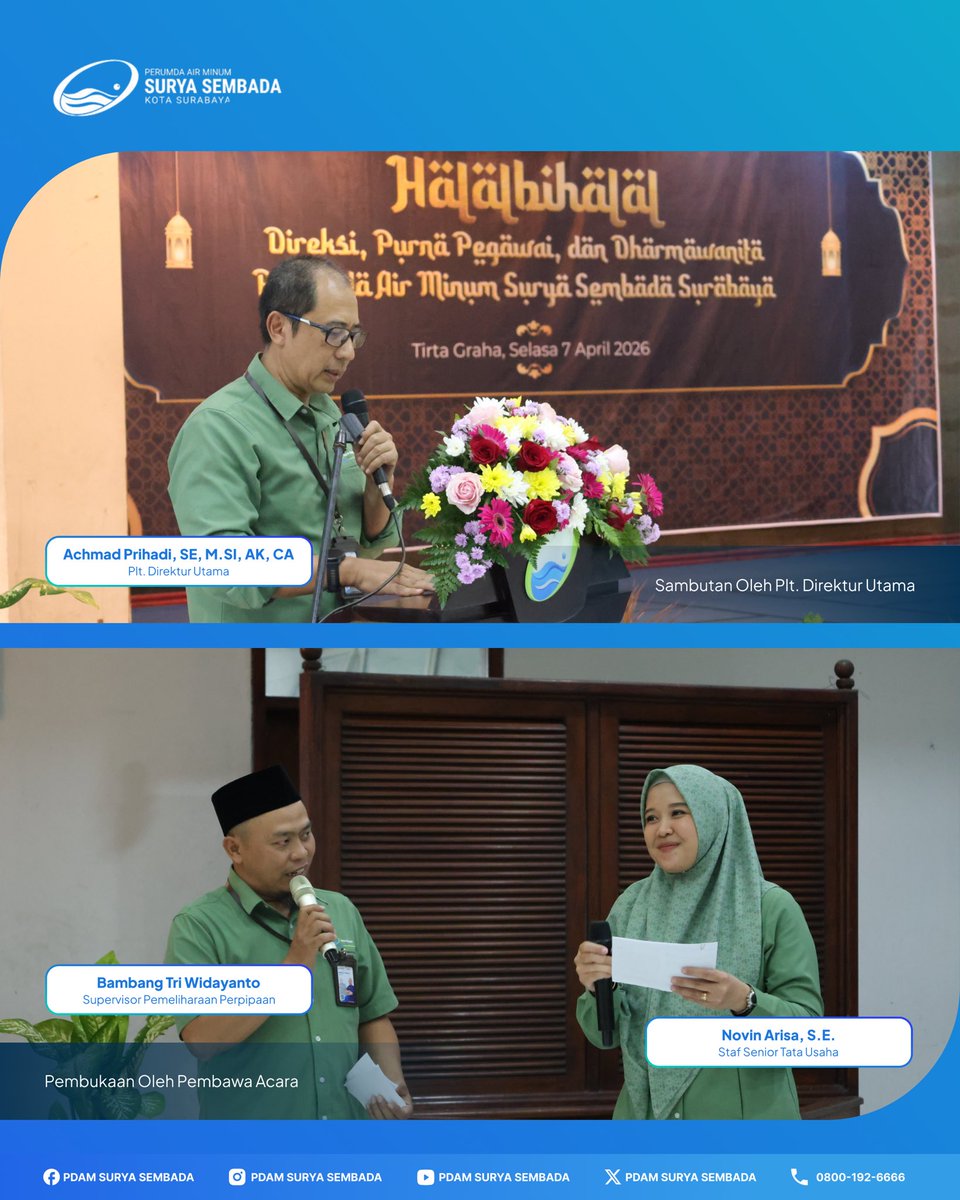 Perumda Air Minum Surya Sembada Kota Surabaya tweet media