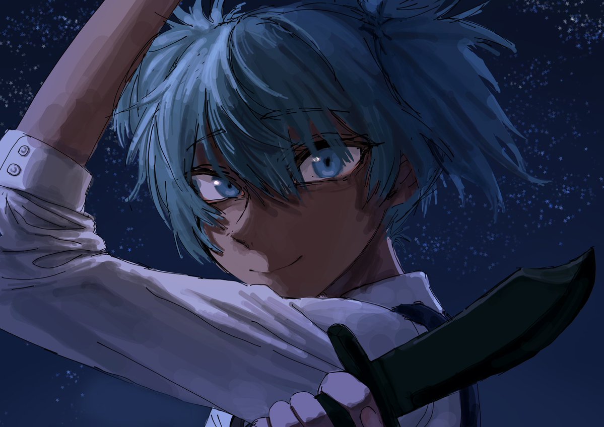 6_aii1030's tweet image. ごめんねあまりにも描けなかったからちょっと低クオだよ
#暗殺教室 #渚