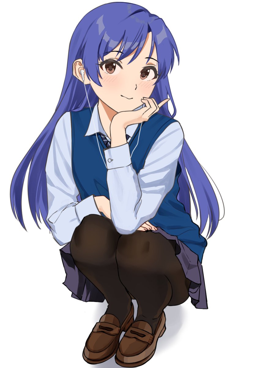 千早を筆ペンで描くととても楽しかった