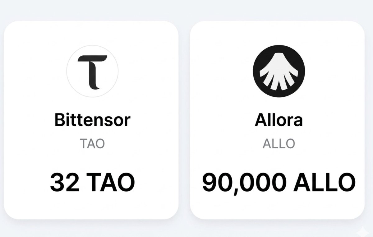 0xFeetPic's tweet photo. Write up of how Allora is the asymmetric bet in AI/crypto https://t.co/u19cOkbP9e