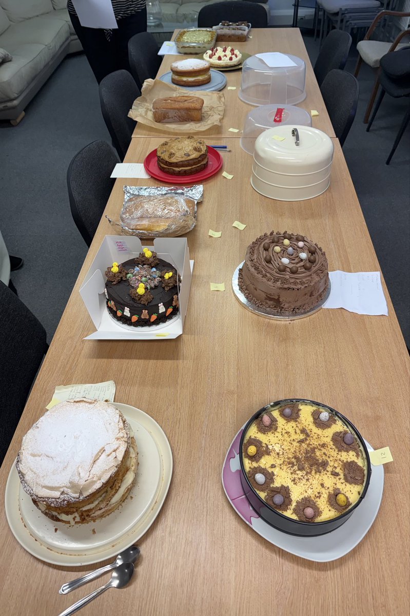 BuryWalkersLLP's tweet photo. Whisking up some serious competition at our Barnsley office bake off today! 👩‍🍳 From show-stopping cakes to melt-in-your-mouth treats, the creativity (and sugar levels) were off the charts.
Huge shoutout to everyone who took part you’ve definitely raised the bar (&amp; our cravings)! https://t.co/IsBbonqy0O
