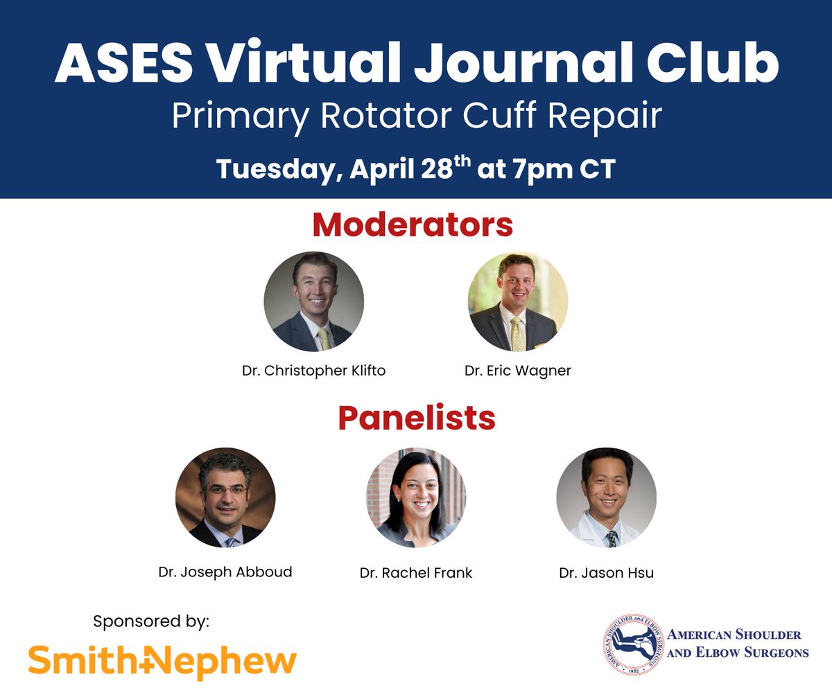 American Shoulder and Elbow Surgeons tweet media
