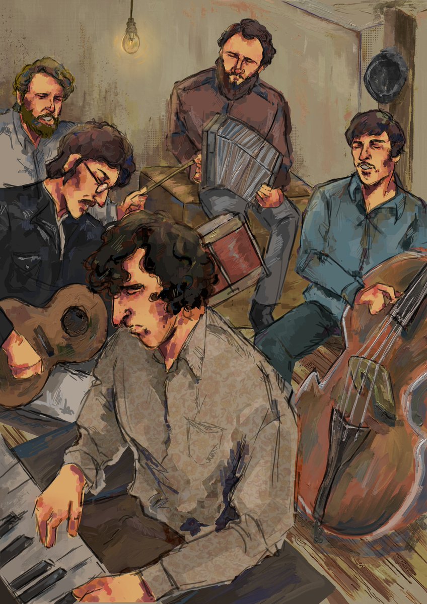 The band, the brown album 1969
Inspired by <a href="/jungle_cruisin/">🫏</a> 's artwork below!