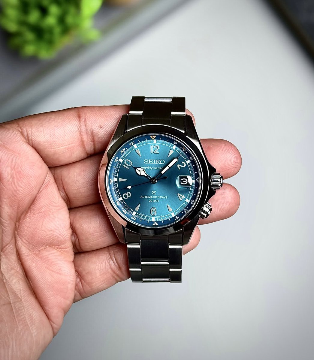 woachtung's tweet image. İç açıcı 🩵
*Seiko ~ Prospex Alpinist Tealpine (SPB503)
#alpinist #seiko