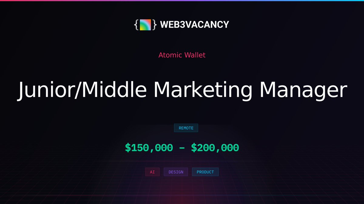 Web3Vacancy tweet media