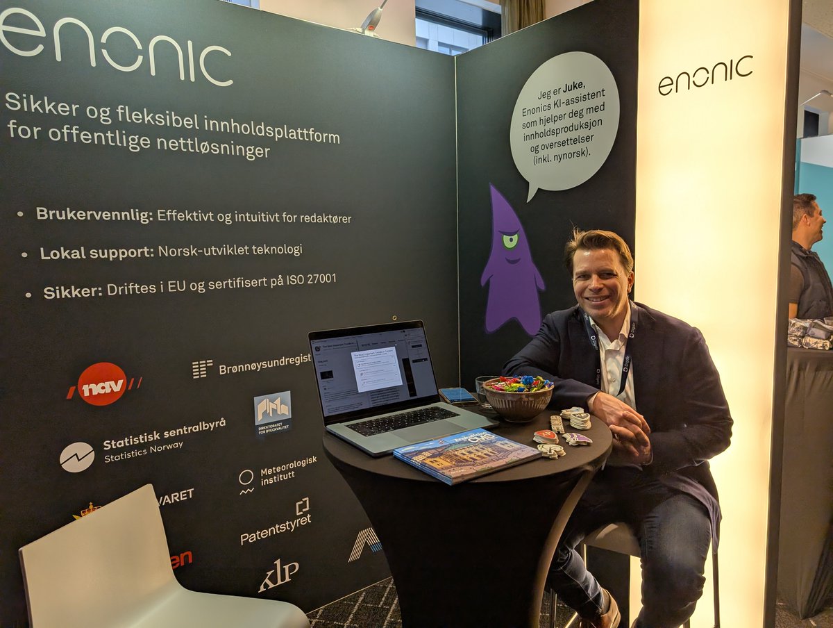 Enonic tweet media