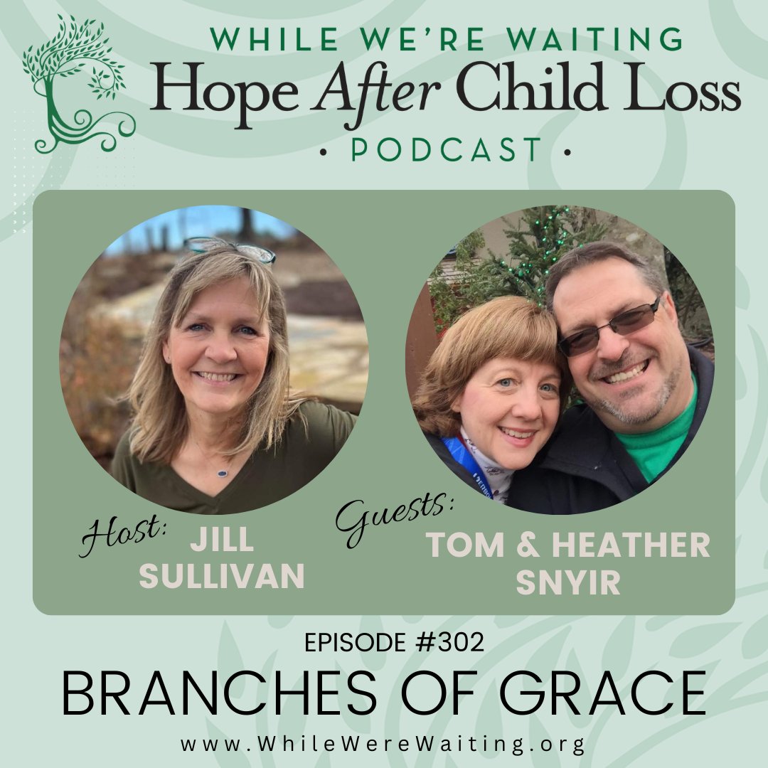 "God doesn't always remove the suffering - He enters into it with us."

Today's episode of the While We're Waiting - Hope After Child Loss  podcast features my conversation with Tom &amp; Heather Snyir.  

They share their daughter Katie Rae’s story—leukemia at age 4, a bone marrow