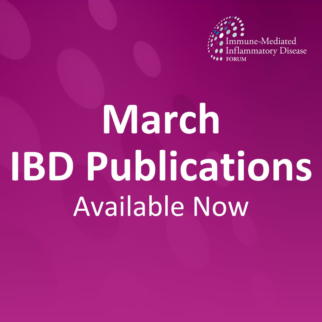 Immune-Mediated Inflammatory Disease Forum tweet media