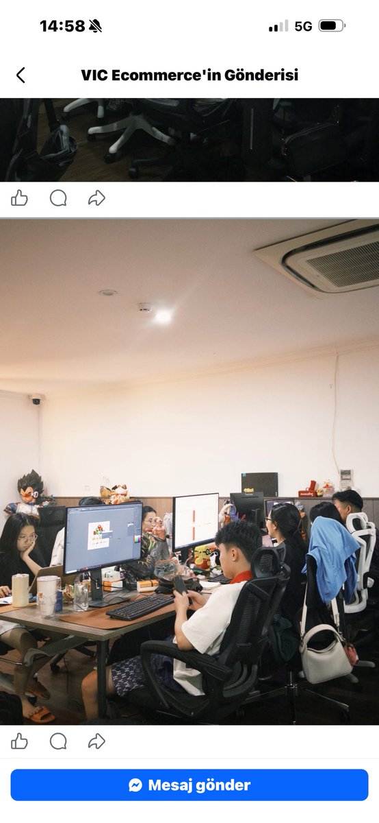 digitalvendorx's tweet image. etsy’de rakibinin kim olduğunu sanıyorsun.

evinde oturup canva’da tasarım yapan bir kişi mi. hayır.

sana vietnamlı bir şirketten bahsedeceğim. VIC Ecommerce. hanoi’de ofisleri var. 100+ çalışan. year end party yapıyorlar. sahneye çıkıyorlar. ödül veriyorlar. yeni ofis