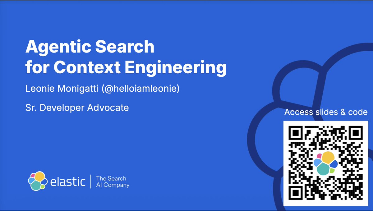 helloiamleonie's tweet image. Today I gave a workshop at the @aiDotEngineer Europe on "Agentic search for context engineering".

Thanks to everyone who joined my session.

If you couldn't make it, here's the thread format of it: