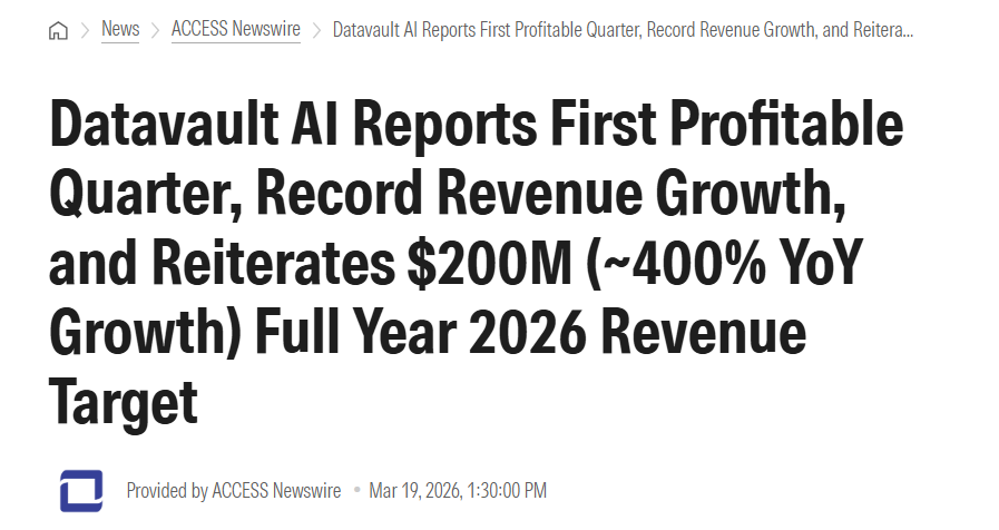 CraigBusse1's tweet photo. After SEC approval of tokenized equities in March 2026, I’m watching how Datavault AI Inc. is positioned into this shift 

- Nasdaq tokenized framework approved
- 24/7 trading + blockchain settlement unlocked
- RWA market already $28B (April 2026)

Now I connect this with Apr 7 XRP Tokyo exposure - direct access to ¥440B ($2.8B) tokenized ecosystem
On top of that:
- Q4 revenue: $33.82M
- +3649.56% YoY
- $39.1M annual base

To me this is clear - regulation just validated the model $DVLT is building around Data Vault Bank + asset evaluation
Premarket holding $0.75–$0.77 looks like early positioning

If this narrative continues, I’m watching expansion toward $2.20–$3.20
NFA - I follow macro + catalysts 📊

$NFLX $RKLB $HOOD $MSTR $BKNG