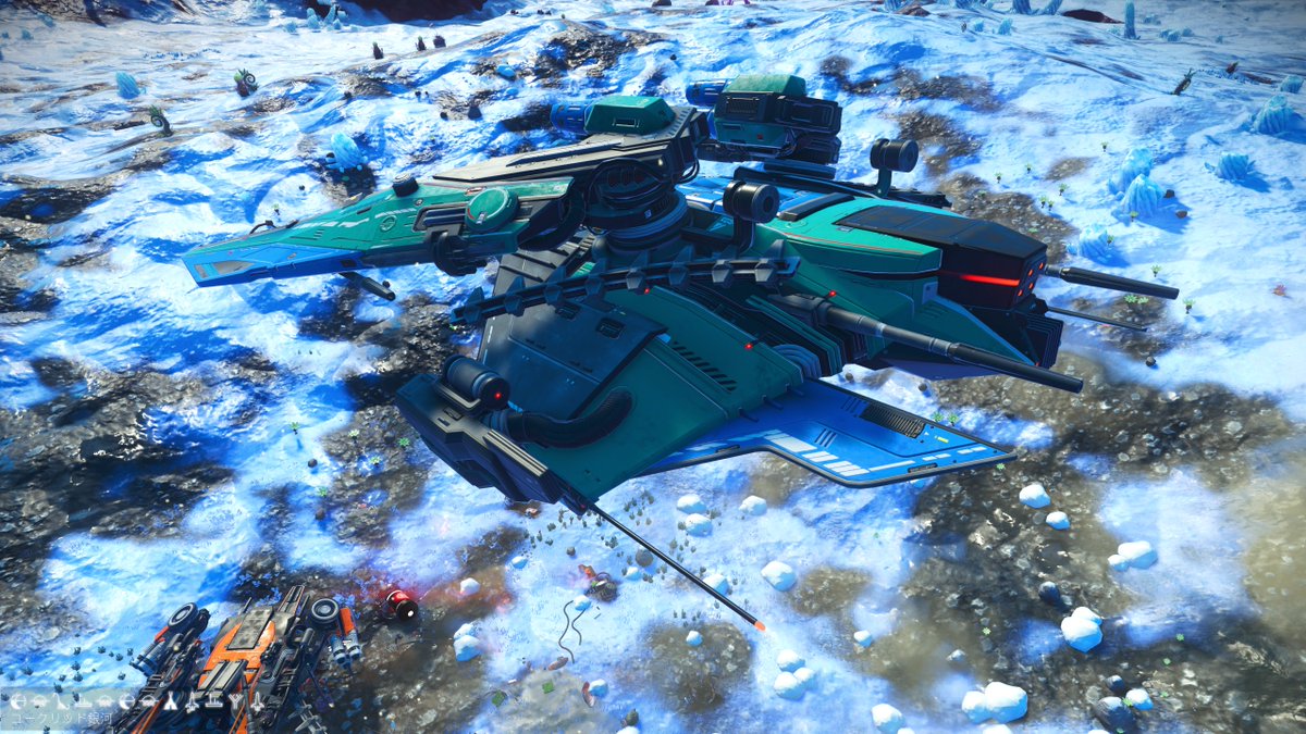 CMDR_Shylph's tweet image. Interceptor - Switch Wings
Green &amp;amp; Blue
Euclid Galaxy
#NoMansSky