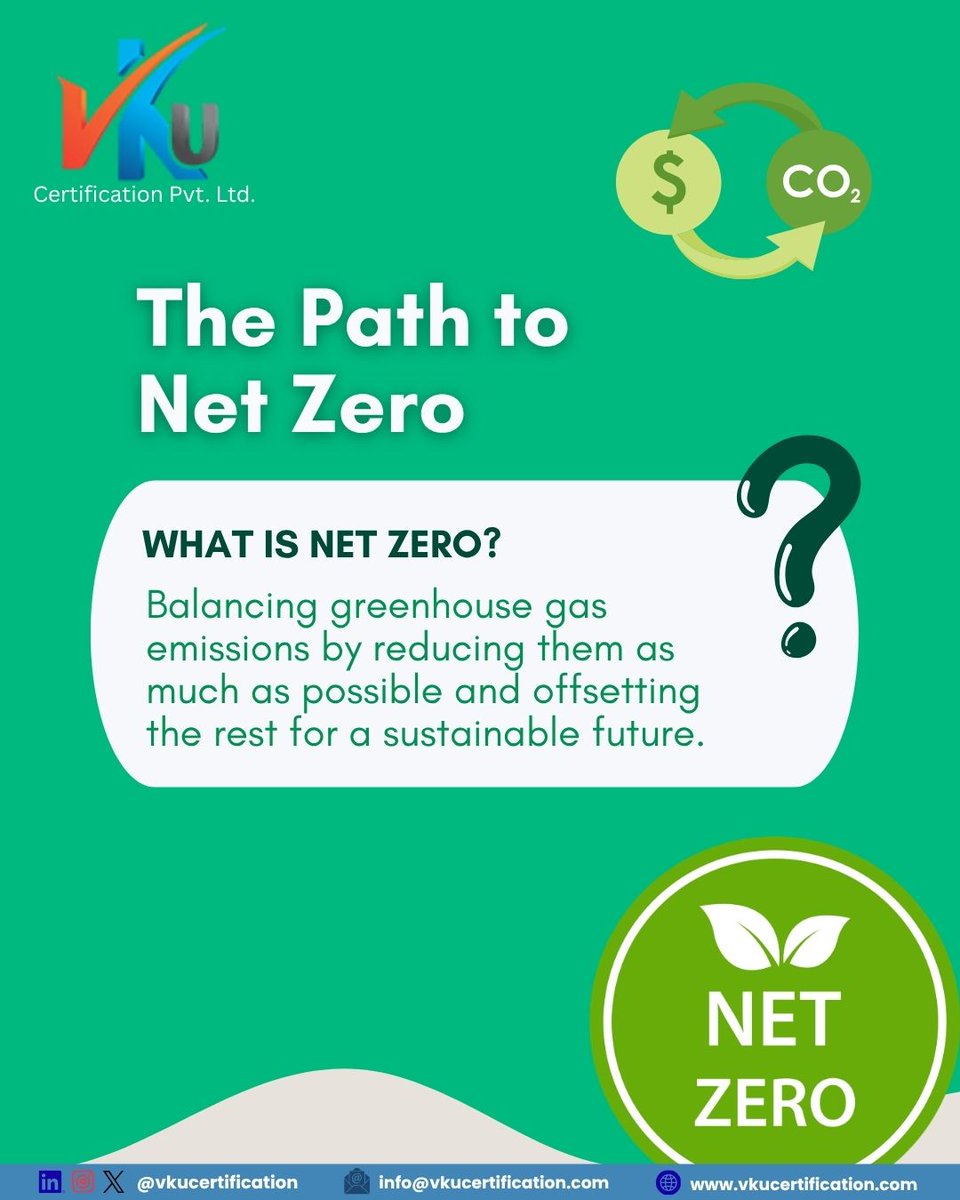 VKU_GHG's tweet image. The Path to Net Zero

#NetZero #ClimateStrategy #EmissionReduction