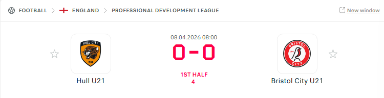 BSoccerBets's tweet photo. ⚽ April 8th Bet #1

🏴󠁧󠁢󠁥󠁮󠁧󠁿 Hull City U21 vs Bristol City U21

🔔 Live

2u
Bet: Over 3.25 (-140) / 1.71 https://t.co/9y7kCD442i