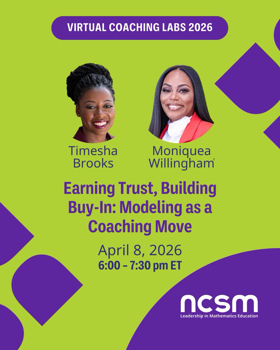 NCSM: Leadership in Mathematics Education tweet media