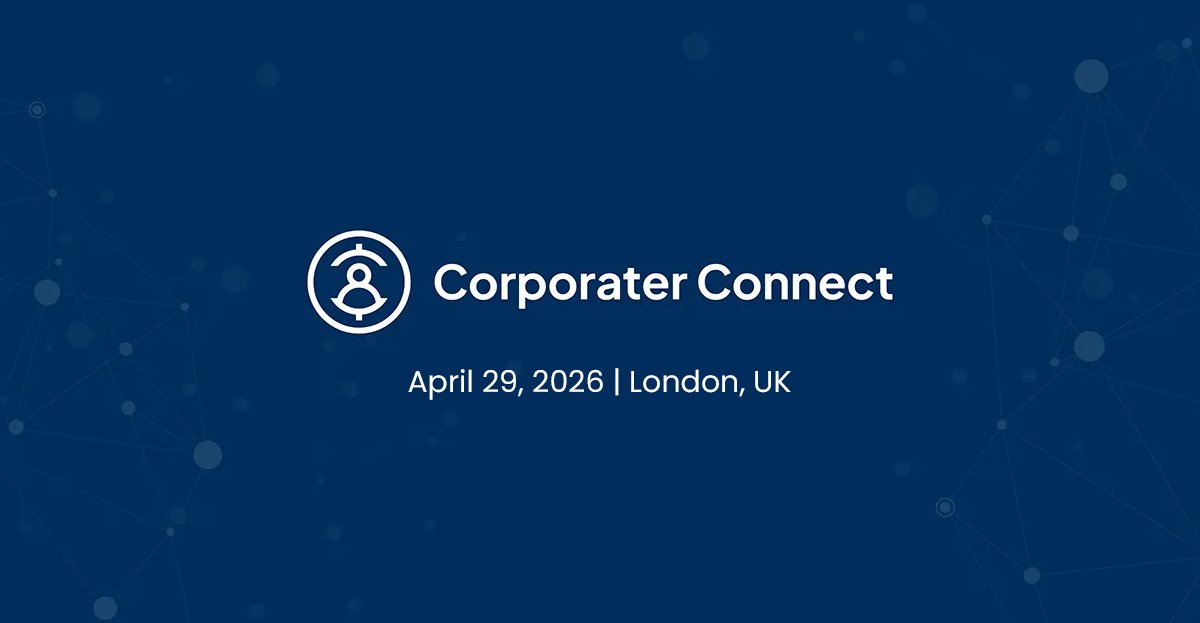 Corporater's tweet image. #CorporaterConnect
Join us for Corporater Connect in London, an exclusive event for customers and partners in Governance, Performance, Risk, and Compliance (GPRC). 
Learn more and register here - corporater.com/events/corpora…

#GRC #GPRC #Event #Corporater