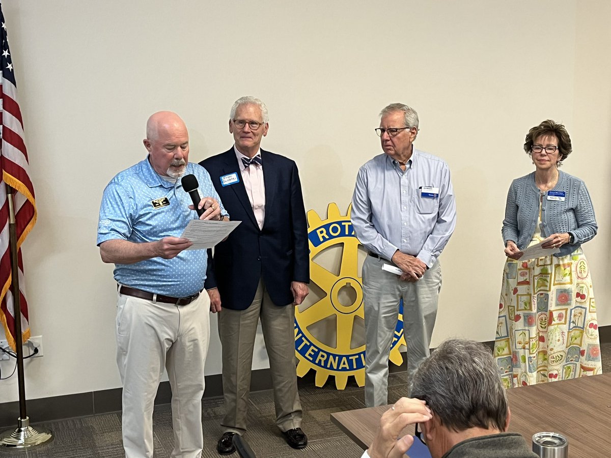 Franklin_Rotary's tweet photo. Welcome to our newest member John Scoble https://t.co/Lb79HUmd8M