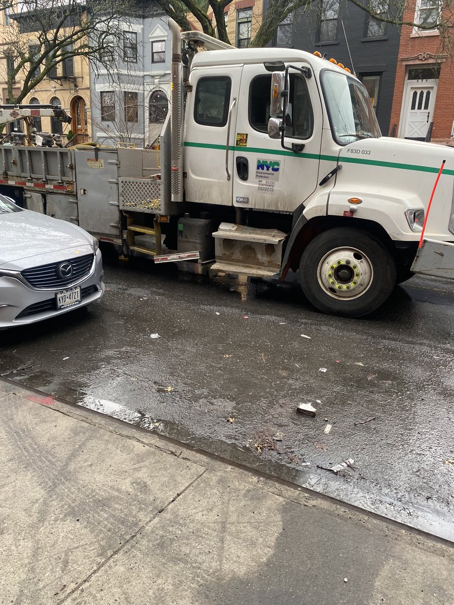 Djflyty's tweet photo. @nyc311 We contacted #NycDEP  .. They came, They Patched and the  problem got worse. The whole street is filled with water. https://t.co/uThJjvUaBu