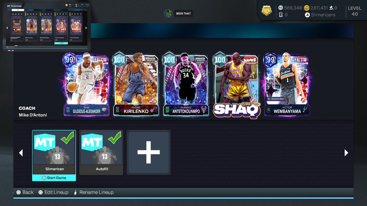Slimertons's tweet photo. Yeah it's getting spooky react to my lineup. #2k26 #nba2k #nba2kmyteam #myteam #2k #2kcommunity #2kmyteam @tydebo24 @xJC2Kx @HenryTheBlasian @CashNasty Willing to Sell for the right price as well but I'm having fun with it as of now. https://t.co/6q24gU5PIr