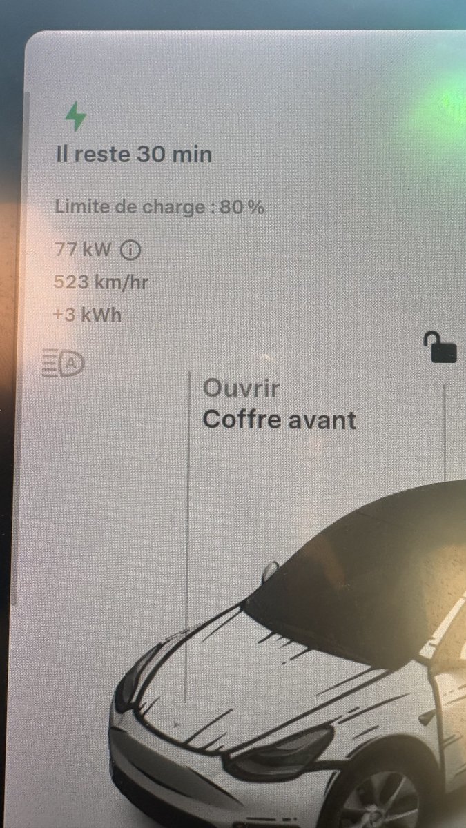 willyb1337's tweet image. Je vous partage une bonne expérience de recharge à la borne #NACS #CoucheTard de Beloeil. 

Il est en plein milieu de mon trajet pour le travail en plus!

Belle interface et c’est propre et le UI a des détails intéressants. 

Je le recommande comme un bon spot à recharge rapide.