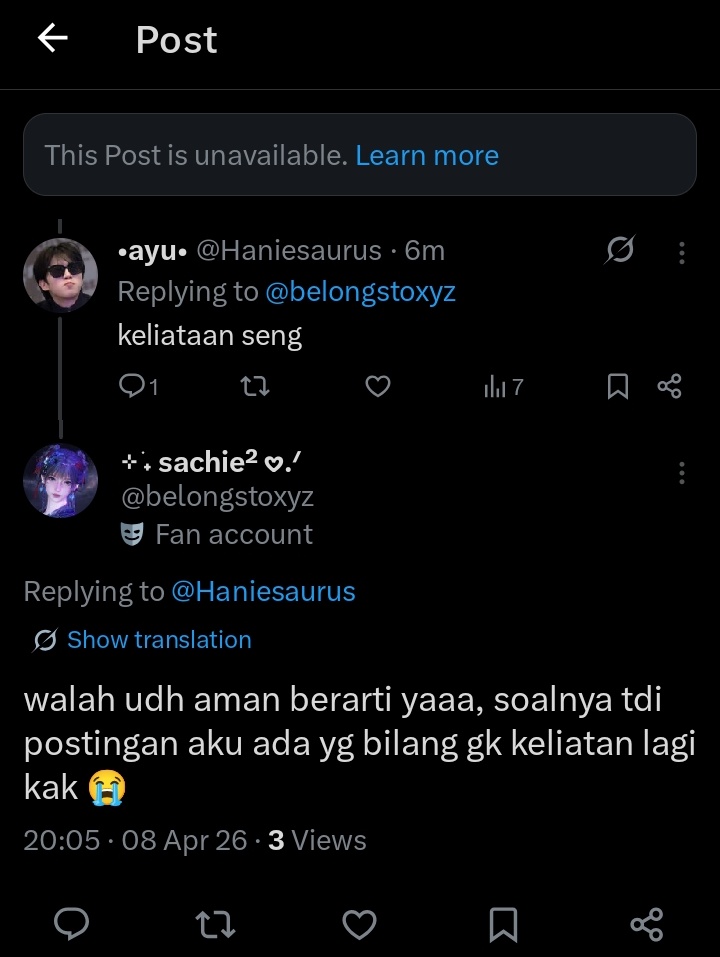 ⊹ ࣪˖ sachie² 𖹭.ᐟ tweet media