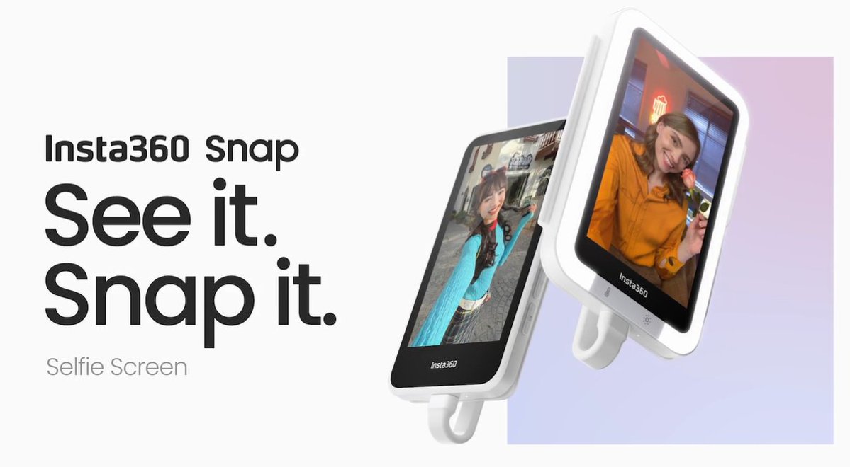 SaudiAndroid's tweet image. أعلنت شركة Insta360 عن شاشة مغناطيسية لالتقاط صور السيلفي.🤳🏻📱

الشاشة بسمك 6.8mm تتصل بالجهاز عبر منفذ USB-C وتثبت على ظهر الهاتف عشان تستخدم الكاميرا الخلفية لتصوير فيديوهات أو صور سيلفي بجودة أعلى.

فيه منها نسختين عاديه 80 دولار ومع إضاءة 90 دولار

#Insta360